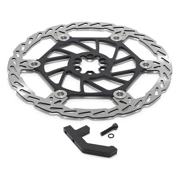 220mm Oversize Front Brake Disc & Bracket for Sur-ron Light Bee X / Segway with DNM Shock Absober