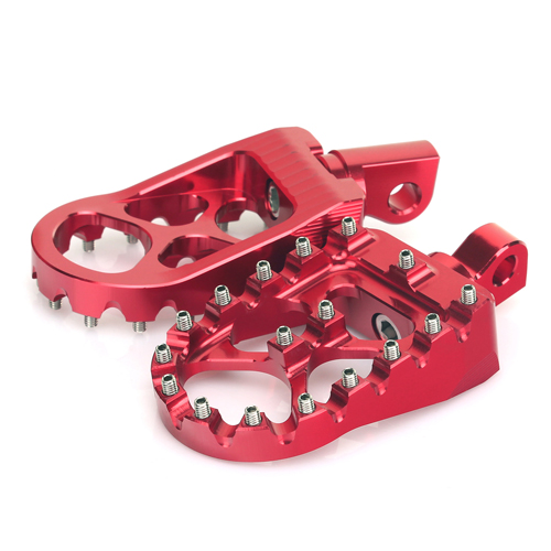 Aftermarket Anodized Aluminum Wide Foot Pegs Motorcycle 