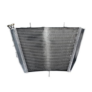 Full Aluminum Polished Custom Motorcycle Radiator