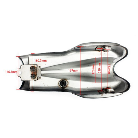 Motorcycle Steel Fuel Gas Tank For Yamaha XJR400