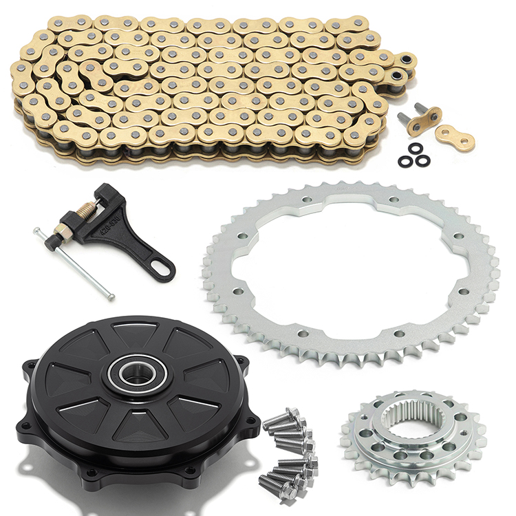 Motorcycle Chain Drive Conversion Kit For Harley Touring Twin Cam and M8 2009-Up 