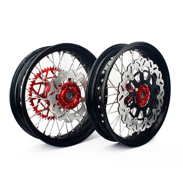 Custom 17 Inch Motorcycle Wheel Sets for Supermoto